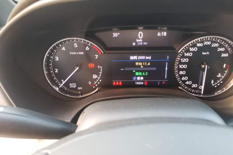 Used Cadillac CT4 2023 25T Fashion Edition Odometer Close Up