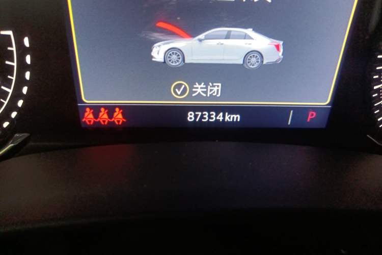 Used Cadillac CT4 2023 25T Fashion Edition Odometer Close Up
