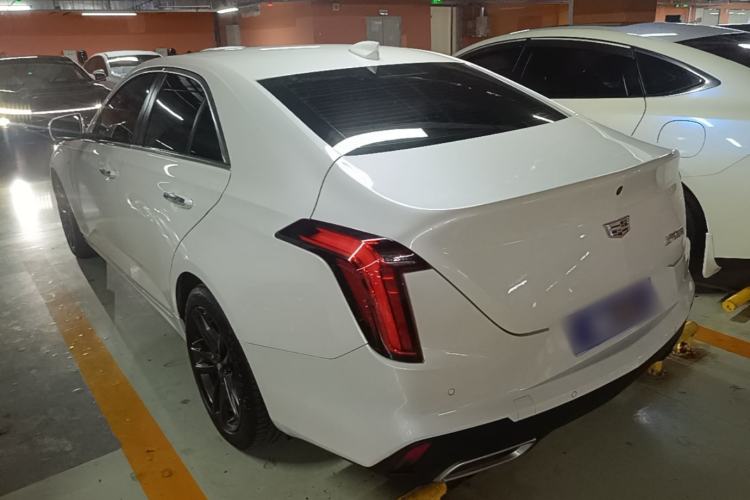 Used Cadillac CT4 2023 25T Luxury Model Rear Left 45 Deg