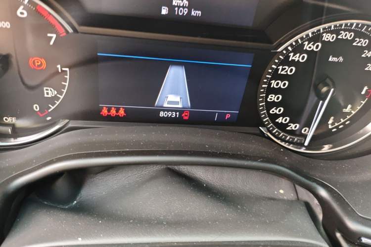 Used Cadillac CT5 2020 Revised Version 28T Luxury Edition Odometer Close Up