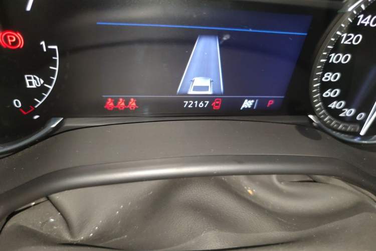 Used Cadillac CT5 2020 Revised Version 28T Luxury Edition Odometer Close Up