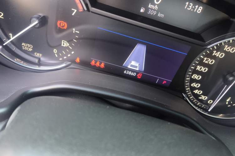 Used Cadillac CT5 2020 28T Luxury Version Odometer Close Up