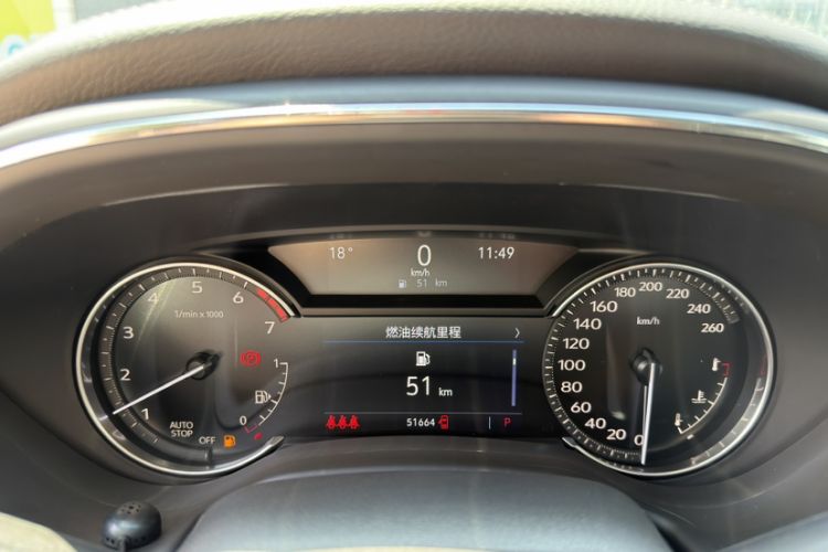 Used Cadillac CT5 2020 Revised Version 28T Luxury Edition Odometer Close Up