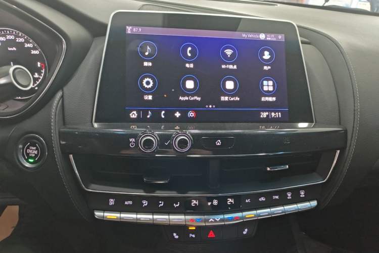 Used Cadillac CT5 2020 Revised Version 28T Luxury Edition Audio And AC Panel