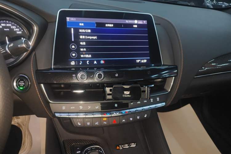 Used Cadillac CT5 2020 Revised 28T Platinum Sport Edition Audio And AC Panel