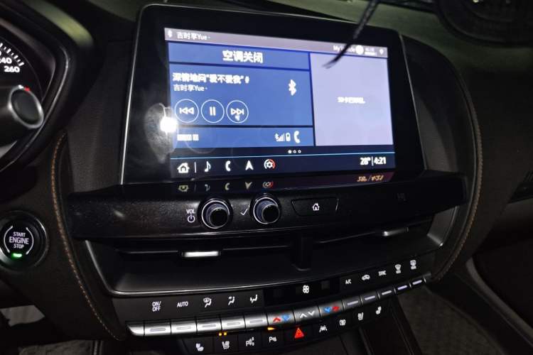 Used Cadillac CT5 2020 Revised 28T Platinum Sport Edition Audio And AC Panel