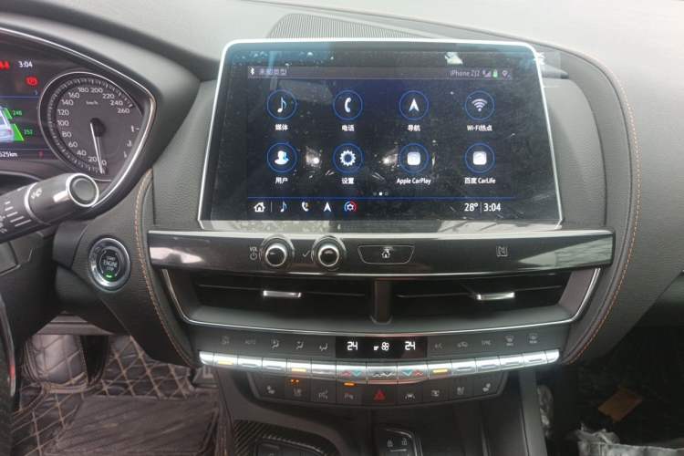 Used Cadillac CT5 2020 Revised 28T Platinum Sport Edition Audio And AC Panel