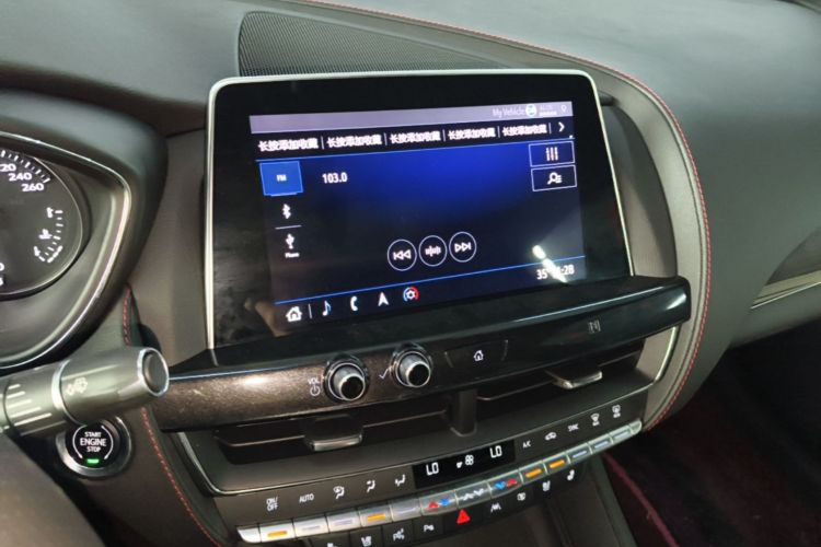 Used Cadillac CT5 2020 28T Platinum Sport Edition Audio And AC Panel
