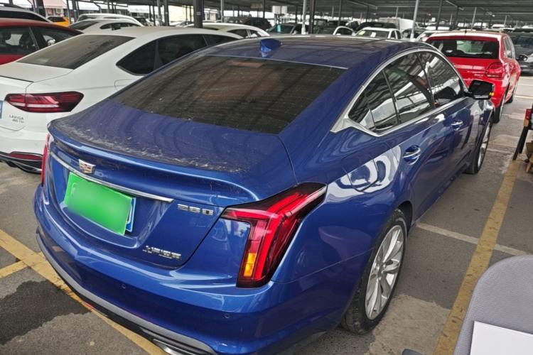 Used Cadillac CT5 2020 Revised Version 28T Luxury Edition Rear Right 45 Deg