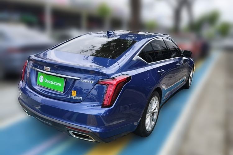 Used Cadillac CT5 2020 Revised Version 28T Luxury Edition Rear Right 45 Deg