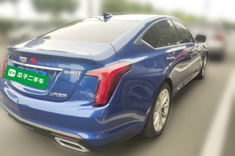 Used Cadillac CT5 2020 Revised Version 28T Luxury Edition Rear Right 45 Deg