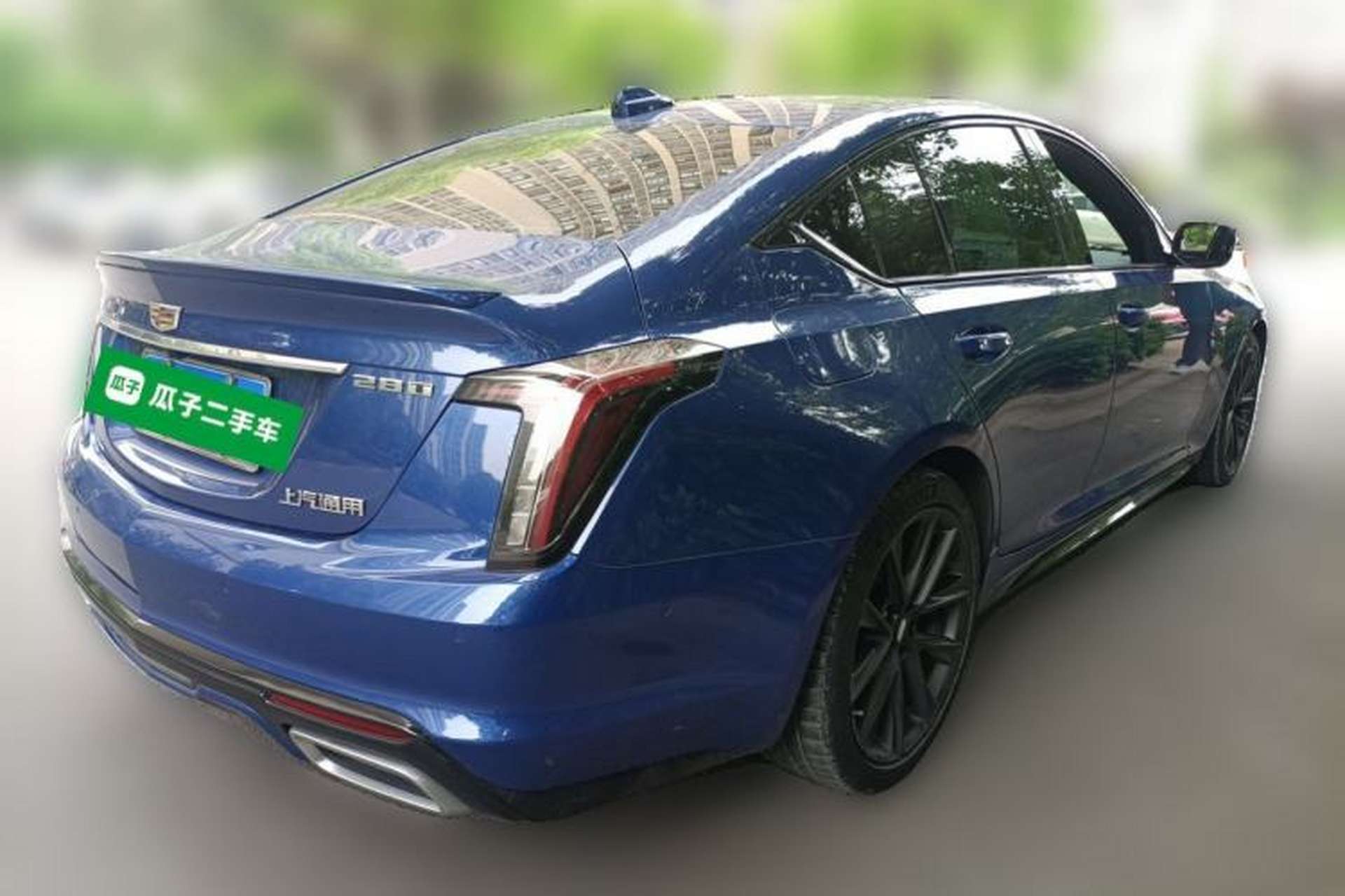 Used Cadillac CT5 2020 Revised 28T Platinum Sport Edition Rear Right 45 Deg