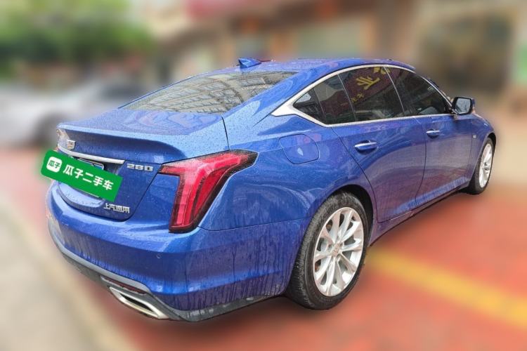Used Cadillac CT5 2020 Revised Version 28T Luxury Edition Rear Right 45 Deg