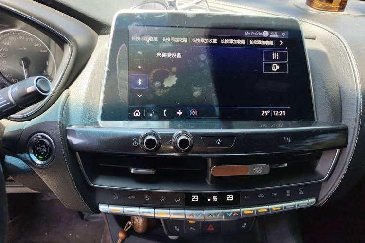 Used Cadillac CT5 2020 Revised Version 28T Luxury Edition Audio And AC Panel