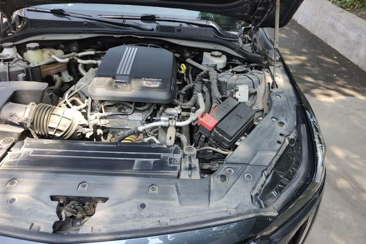 Used Cadillac CT5 2020 Revised Version 28T Luxury Edition Engine Bay Left