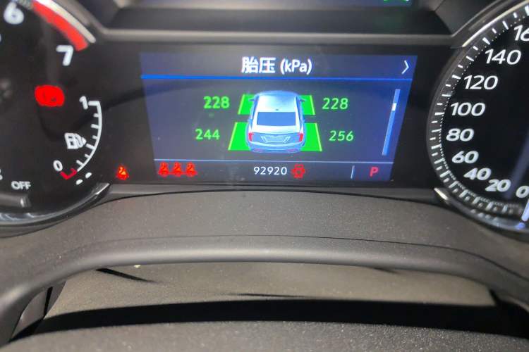 Used Cadillac CT5 2020 Revised Version 28T Luxury Edition Odometer Close Up
