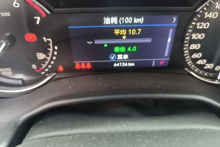Used Cadillac CT5 2020 Revised Version 28T Luxury Edition Odometer Close Up