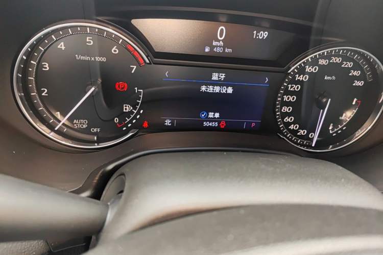 Used Cadillac CT5 2020 Revised Version 28T Luxury Edition Odometer Close Up