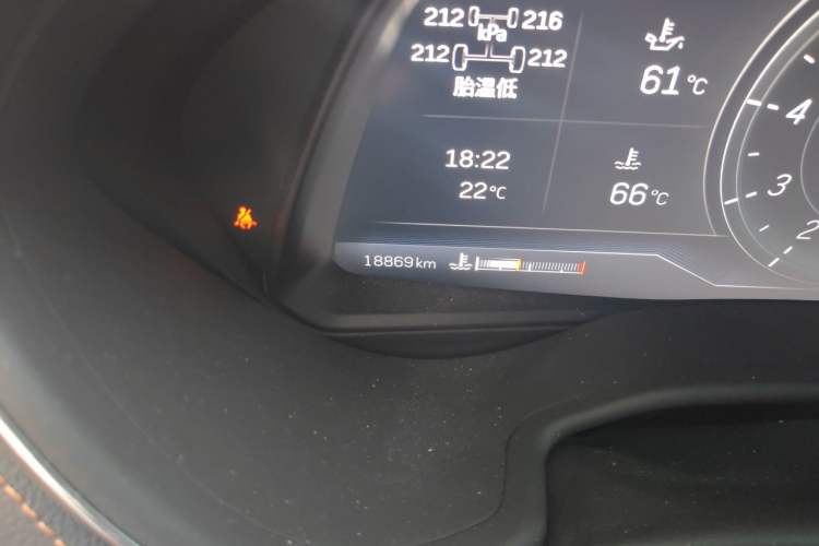 Used Cadillac CT5 2020 Revised 28T Platinum Sport Edition Odometer Close Up