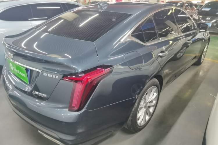 Used Cadillac CT5 2020 Revised Version 28T Luxury Edition Rear Right 45 Deg