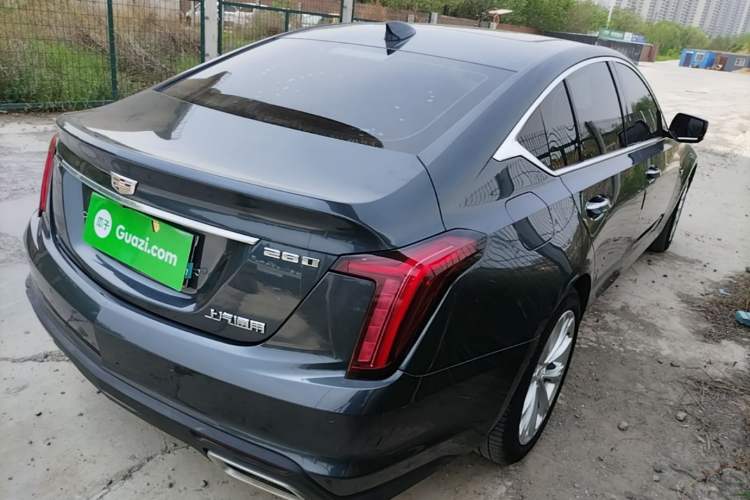 Used Cadillac CT5 2020 Revised Version 28T Luxury Edition Rear Right 45 Deg