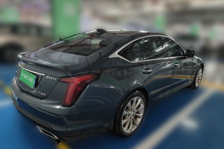 Used Cadillac CT5 2020 Revised Version 28T Luxury Edition Rear Right 45 Deg