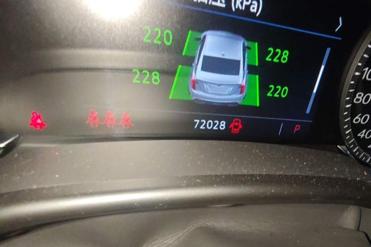 Used Cadillac CT5 2020 Revised Version 28T Luxury Edition Odometer Close Up