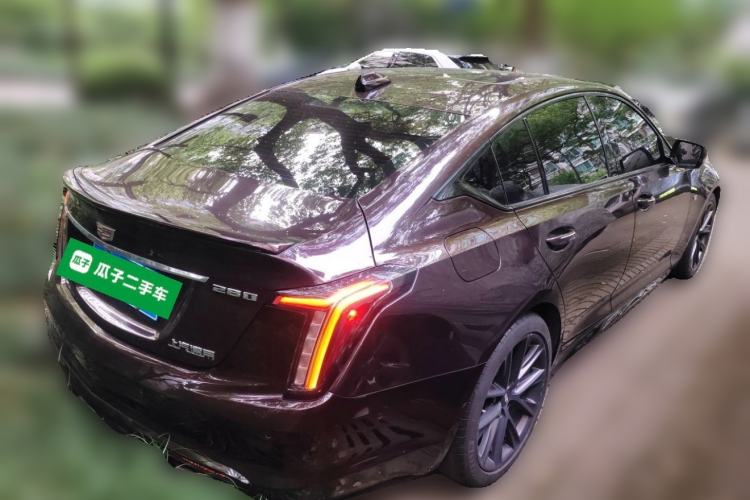 Used Cadillac CT5 2020 Revised 28T Platinum Sport Edition Rear Right 45 Deg