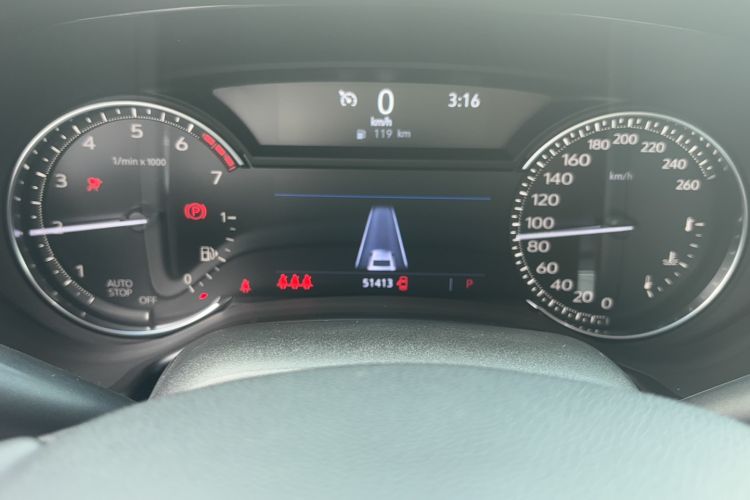 Used Cadillac CT5 2020 28T Luxury Version Odometer Close Up