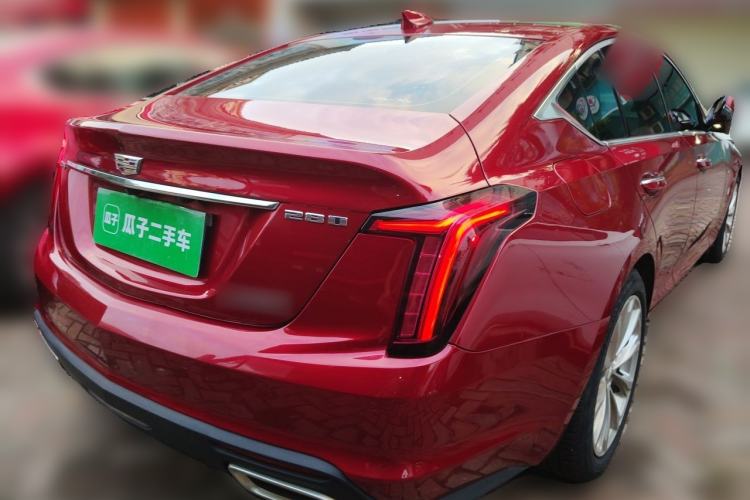 Used Cadillac CT5 2020 Revised Version 28T Luxury Edition Rear Right 45 Deg
