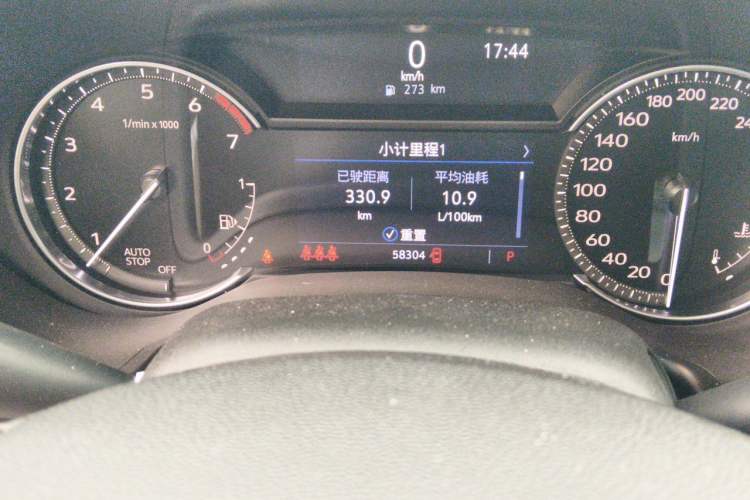 Used Cadillac CT5 2020 Revised Version 28T Luxury Edition Odometer Close Up