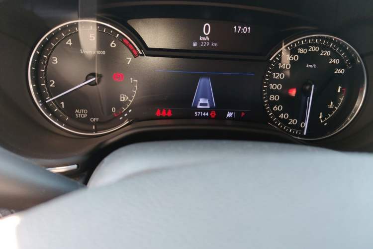 Used Cadillac CT5 2020 Revised Version 28T Luxury Edition Odometer Close Up