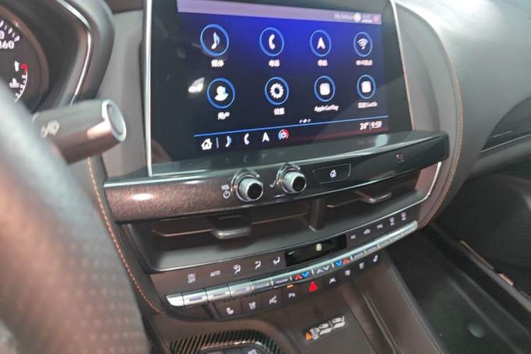 Used Cadillac CT5 2020 Revised 28T Platinum Sport Edition Audio And AC Panel