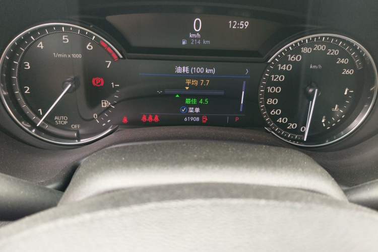 Used Cadillac CT5 2020 28T Tech Edition Odometer Close Up