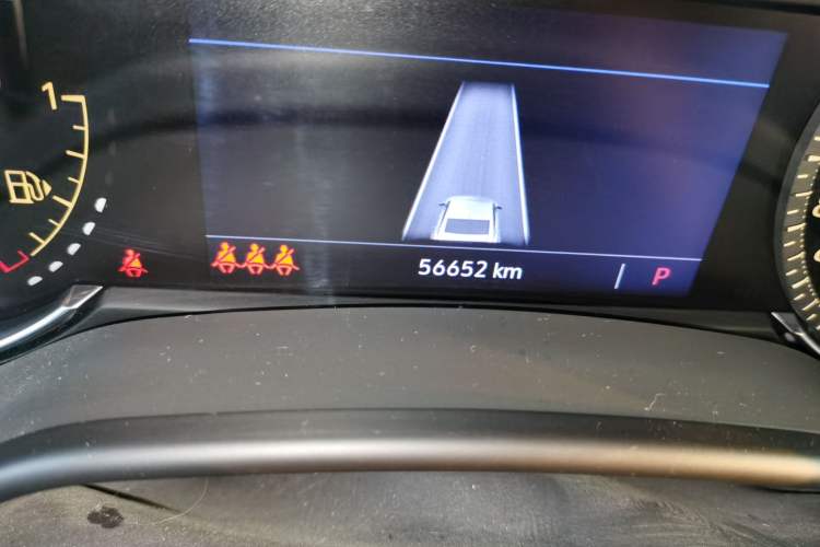 Used Cadillac CT5 2020 Revised Version 28T Luxury Edition Odometer Close Up