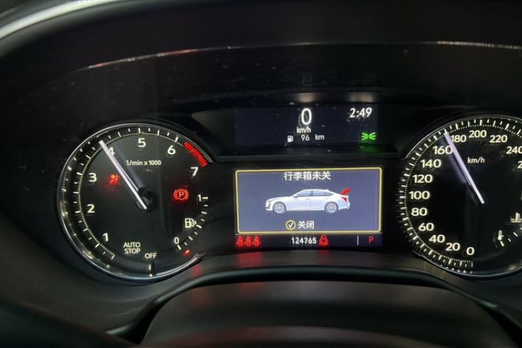 Used Cadillac CT5 2020 28T Fashion Edition Odometer Close Up