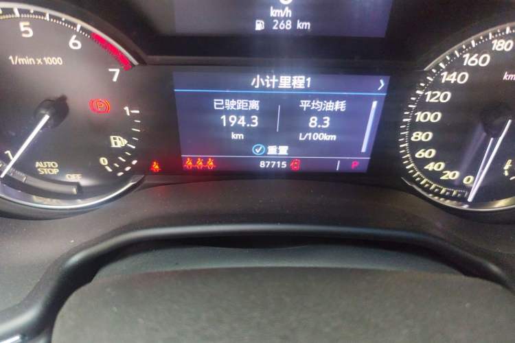 Used Cadillac CT5 2020 28T Fashion Edition Odometer Close Up