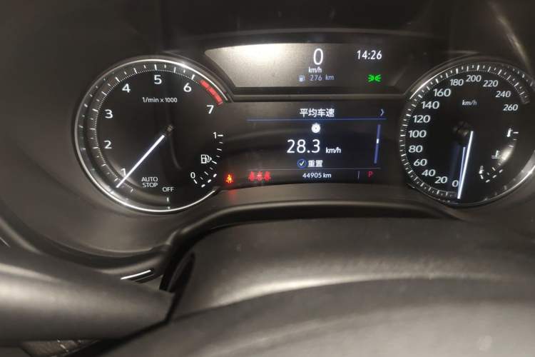 Used Cadillac CT5 2020 28T Leading Sport Model Odometer Close Up
