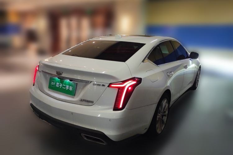Used Cadillac CT5 2020 Revised Version 28T Luxury Edition Rear Right 45 Deg