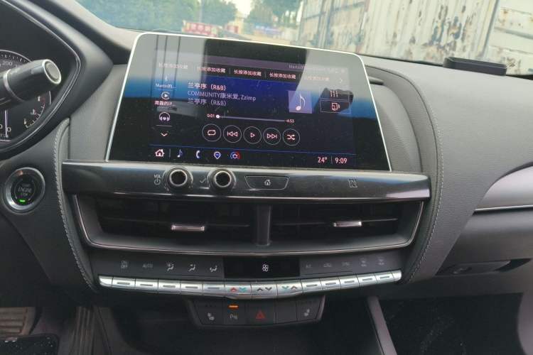 Used Cadillac CT5 2021 28T Luxury Model Audio And AC Panel