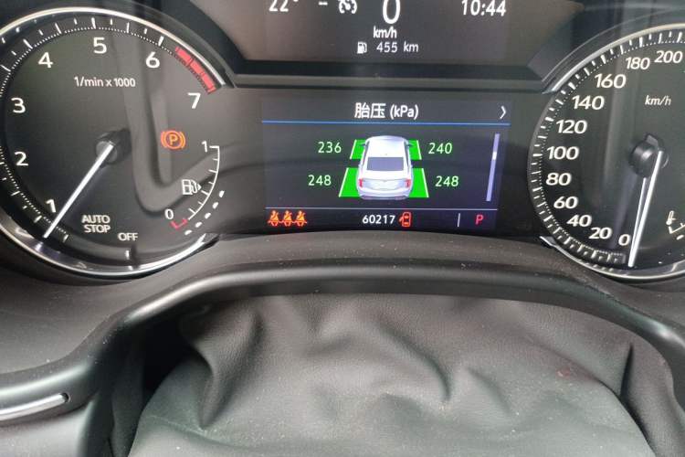 Used Cadillac CT5 2021 28T Luxury Model Odometer Close Up