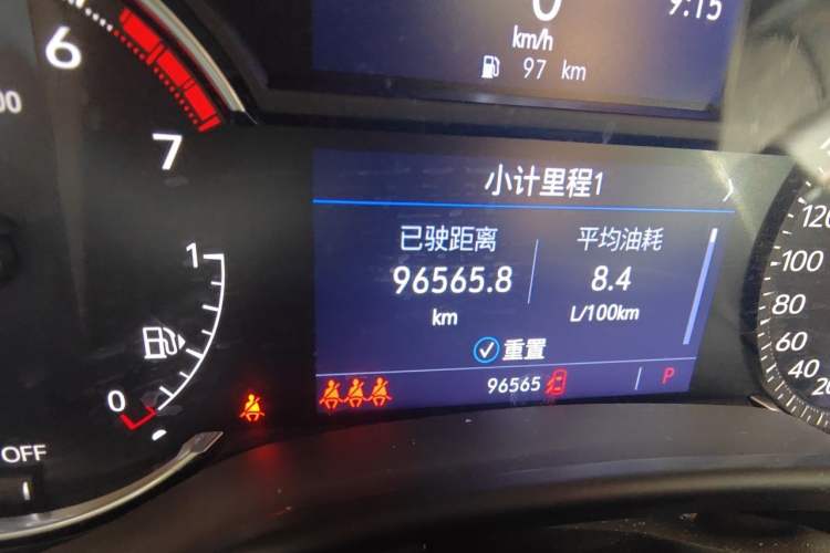 Used Cadillac CT5 2021 28T Tech Edition Odometer Close Up