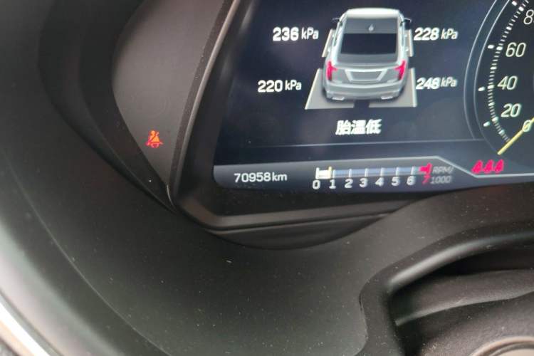 Used Cadillac CT5 2021 28T Prestige Edition Odometer Close Up