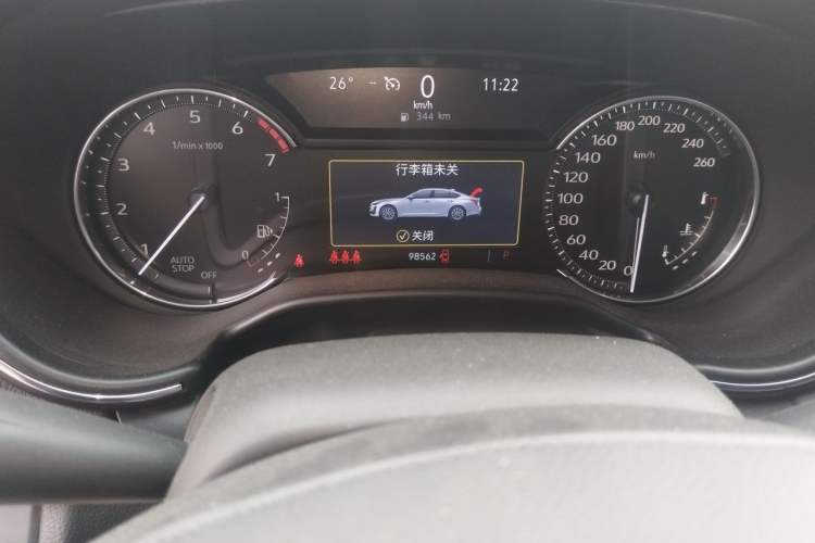 Used Cadillac CT5 2021 Revised 28T Luxury Version Odometer Close Up