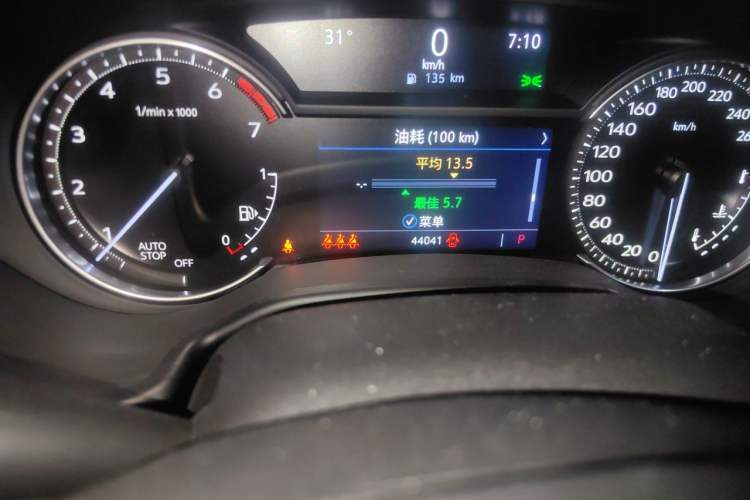 Used Cadillac CT5 2021 28T Fashion Edition Odometer Close Up