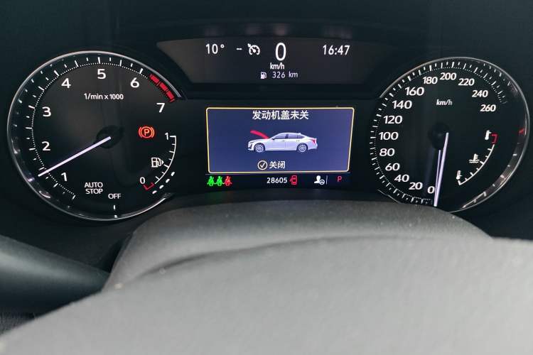 Used Cadillac CT5 2021 28T Luxury Model Odometer Close Up