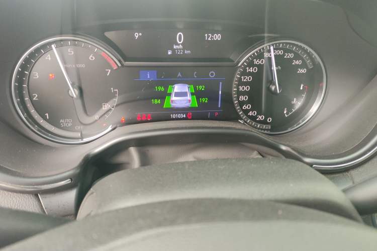 Used Cadillac CT5 2021 28T Luxury Model Odometer Close Up