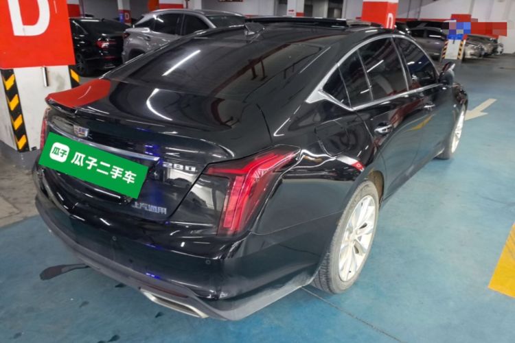Used Cadillac CT5 2021 28T Luxury Model Rear Right 45 Deg