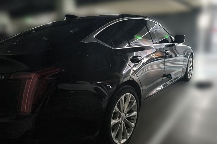Used Cadillac CT5 2021 28T Luxury Model Rear Right 45 Deg