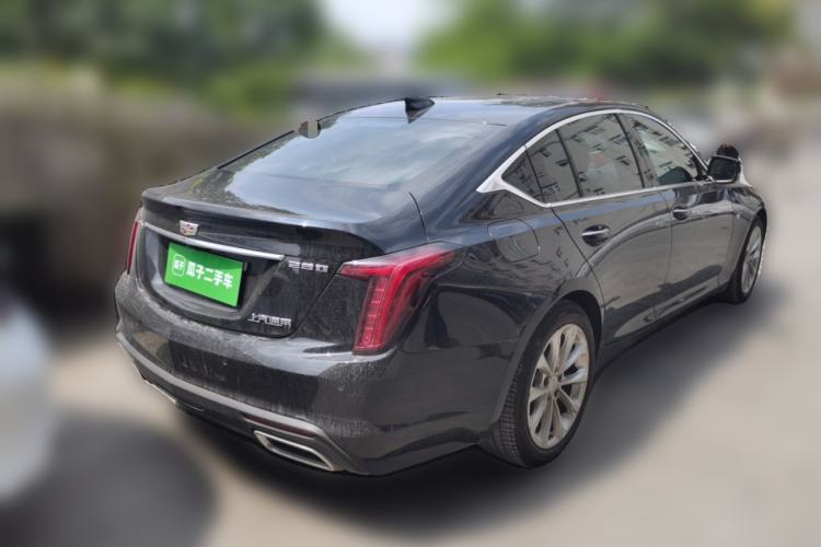 Used Cadillac CT5 2021 28T Luxury Model Rear Right 45 Deg